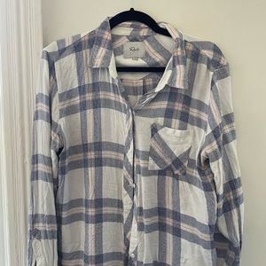 Rails plaid button up